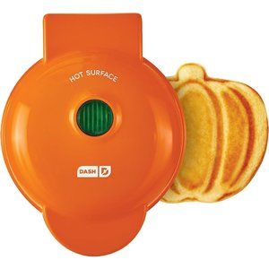 Mini Maker  Individual Waffles Hash Browns Chaffles Non-Stick Surfaces 4 Inch